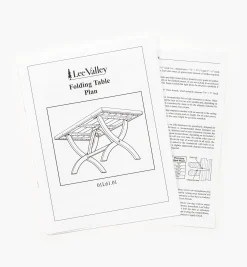 Lee Valley Plans>Folding Table Plan