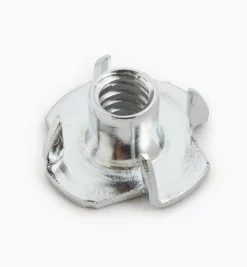 Lee Valley Jig & Fixture Parts>Four-Prong T-Nuts (1/4-20 Thread)