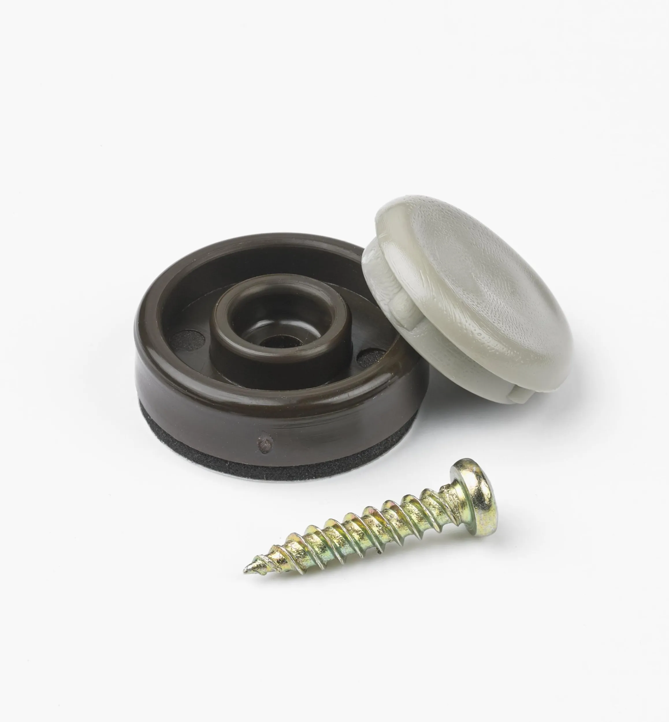 Lee Valley Glides>Furniture Sliders, Chocolate Color