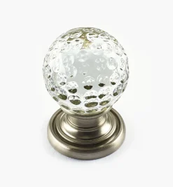 Lee Valley Knobs>Glass Dimpled Globe Knob