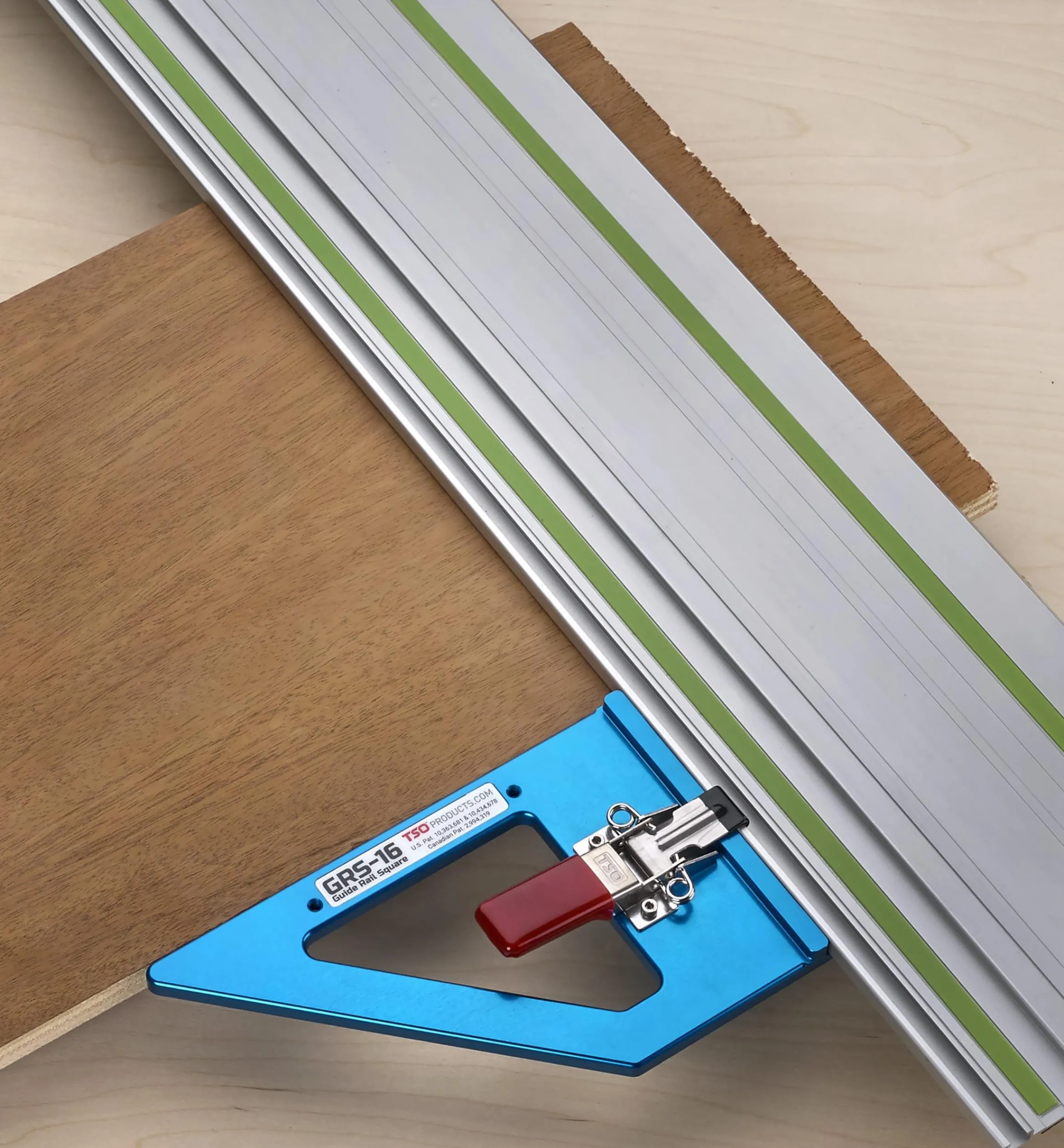 Lee Valley Power Tool Accessories>GRS-16 Guide Rail Square