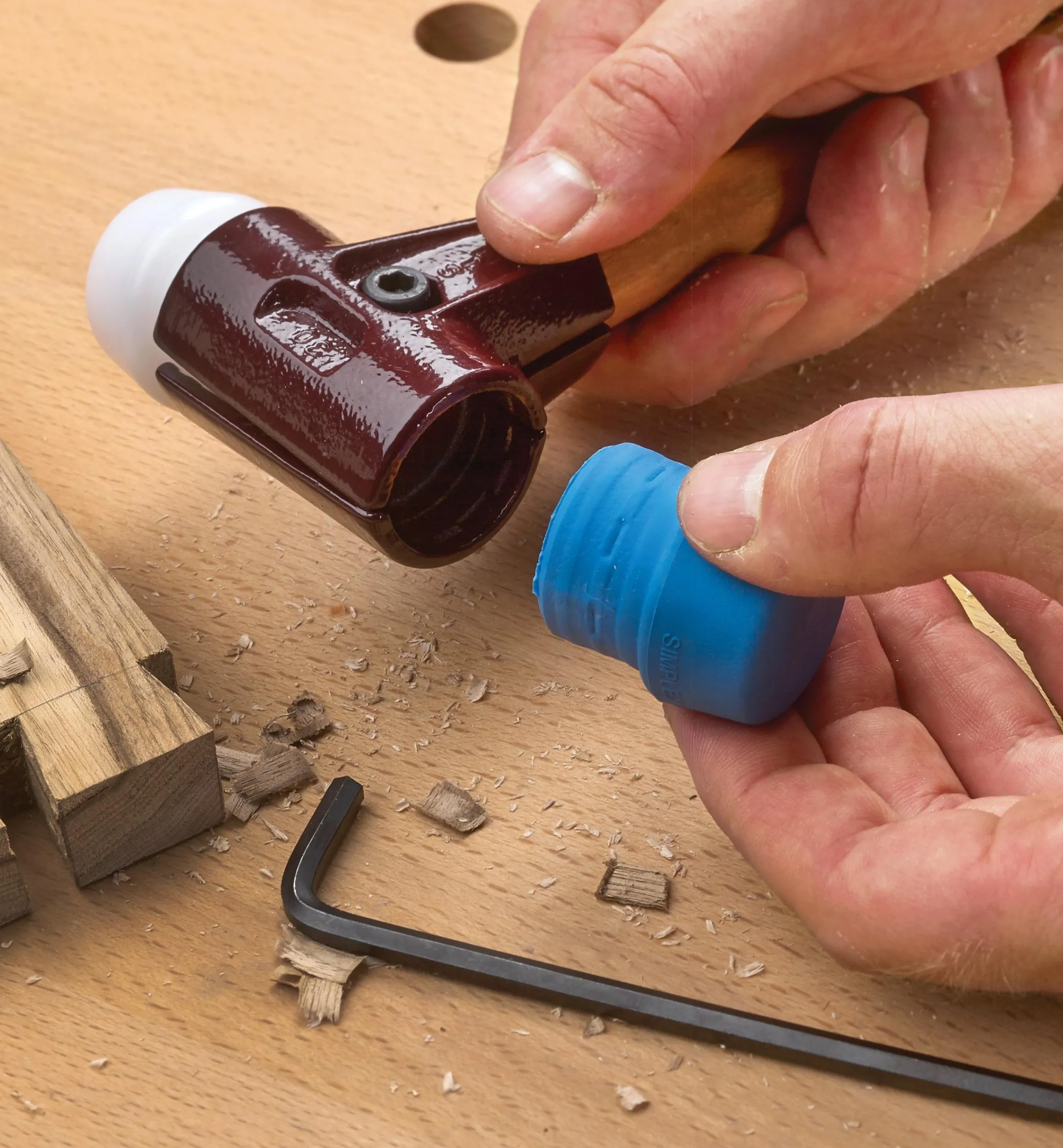 Lee Valley Hand Tools>Halder Simplex Replaceable-Face Mallet