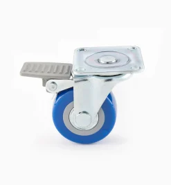 Lee Valley Casters & Wheels>Heavy-Duty Polyurethane Swivel Locking Casters