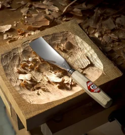 Lee Valley Hand Tools>Hirsch Large #5 Bent Gouge