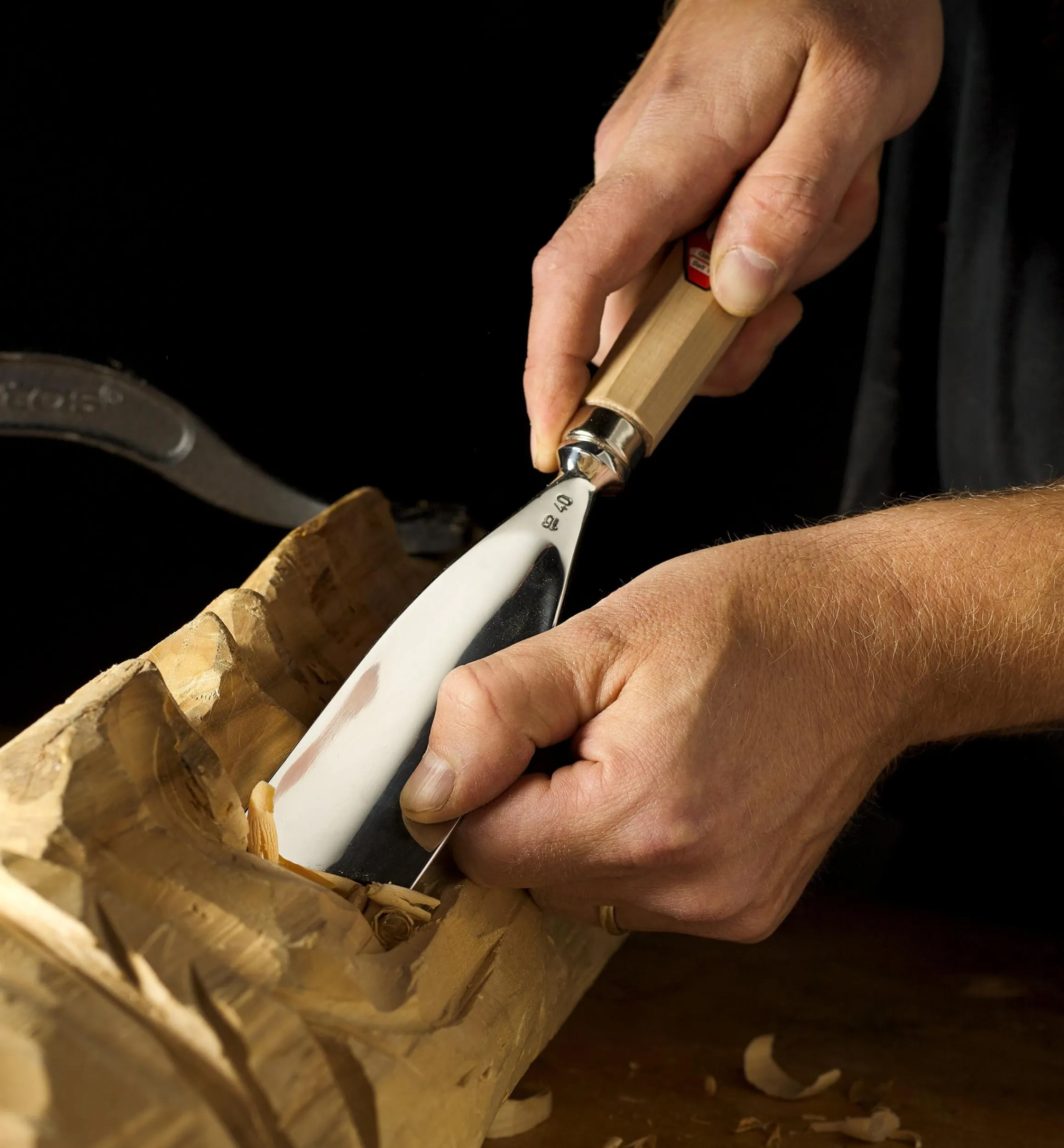 Lee Valley Hand Tools>Hirsch Large #7 Bent Gouge