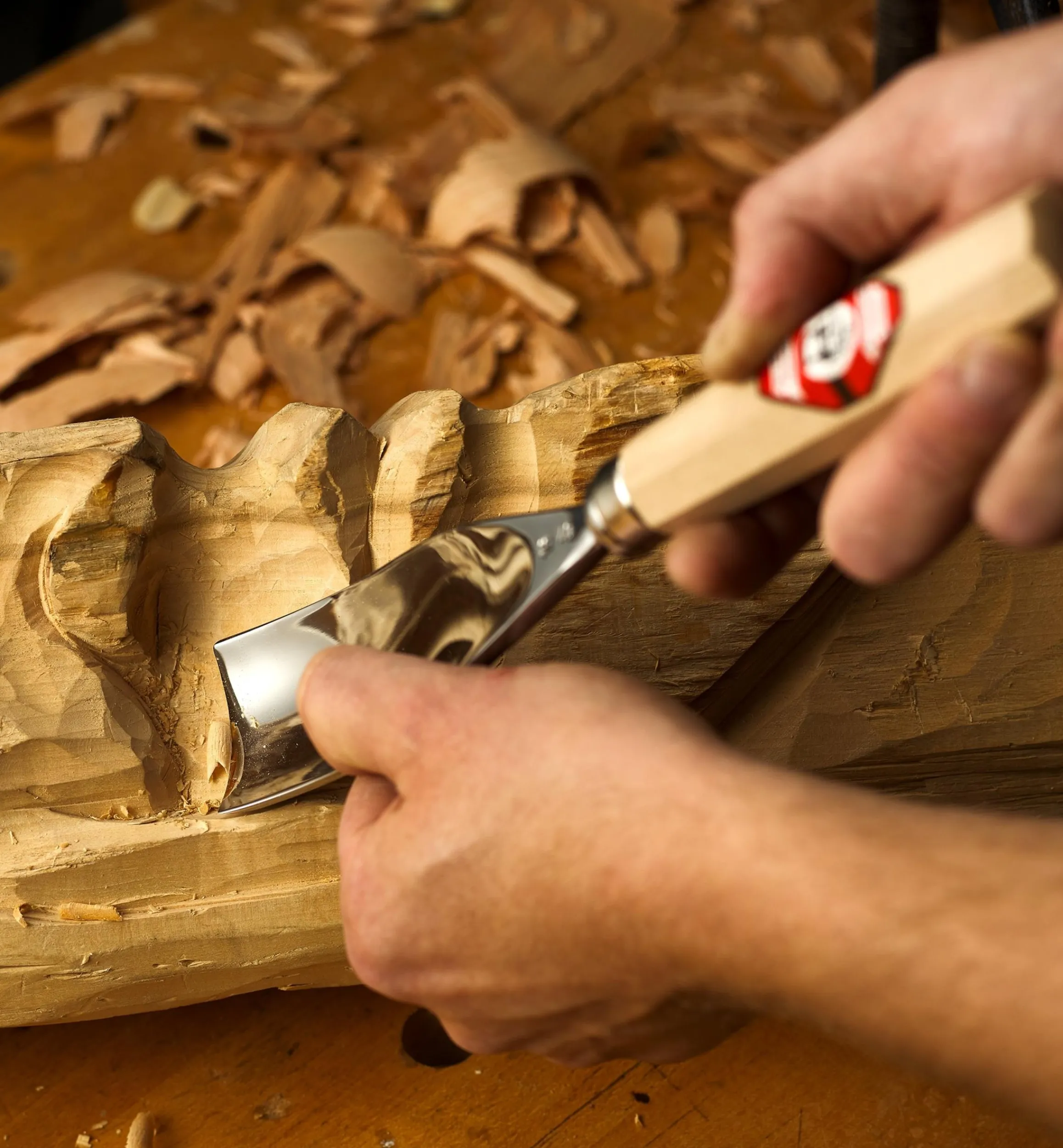 Lee Valley Hand Tools>Hirsch Large #7 Bent Gouge