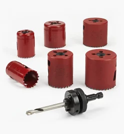 Lee Valley Power Tool Accessories>Hole Saws - Bimetal (HSS-Tipped)