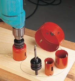 Lee Valley Power Tool Accessories>Hole Saws - Bimetal (HSS-Tipped)