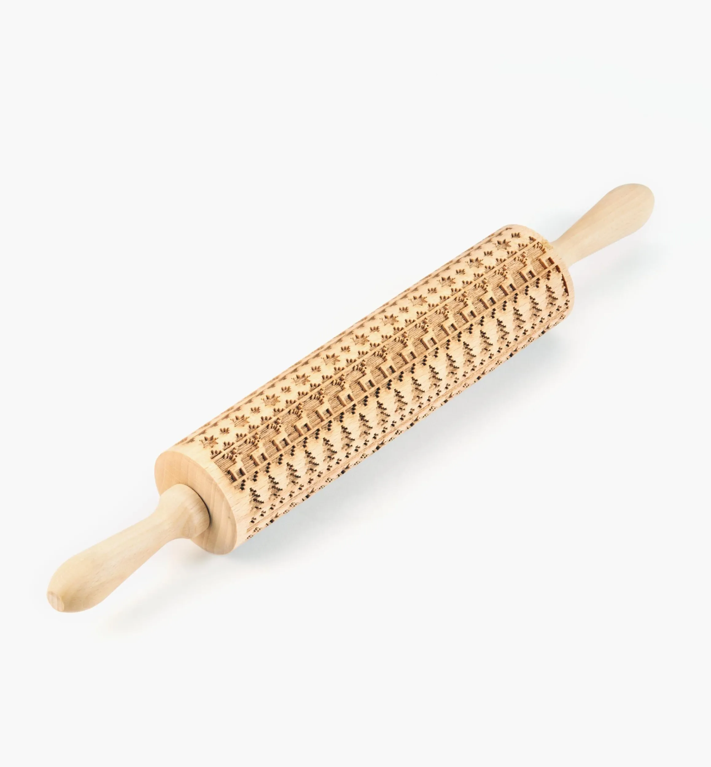 Lee Valley Bakeware>Holiday Sweater Embossing Rolling Pin