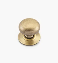 Lee Valley Knobs>Hollow Brass Knobs With Escutcheons
