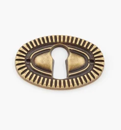 Lee Valley Escutcheons>Horizontal Cast Ribbon Escutcheons