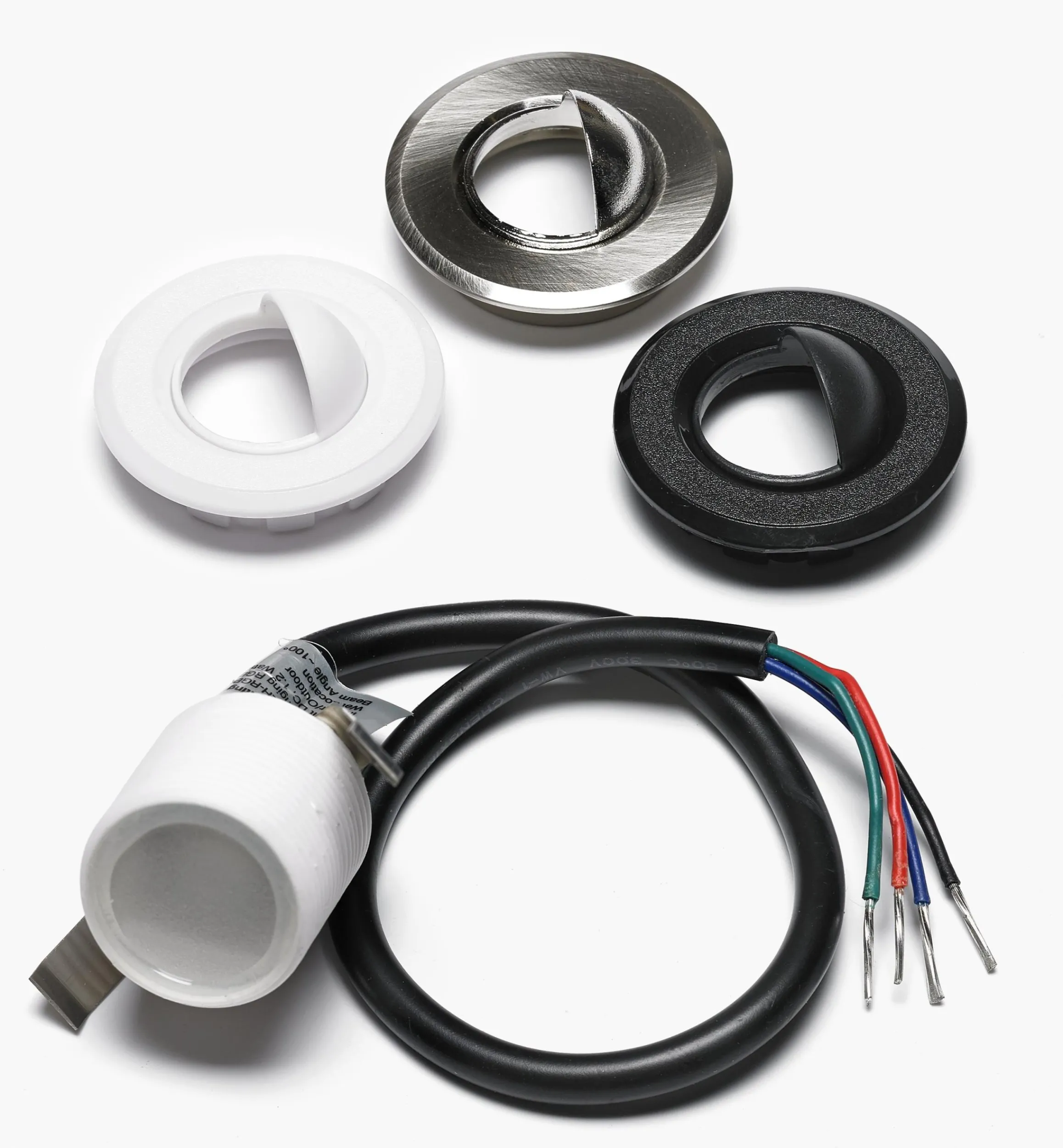 Lee Valley Lighting>Indoor/Outdoor Color-Controlled (RGB) Mini Recessed LED Light Kit