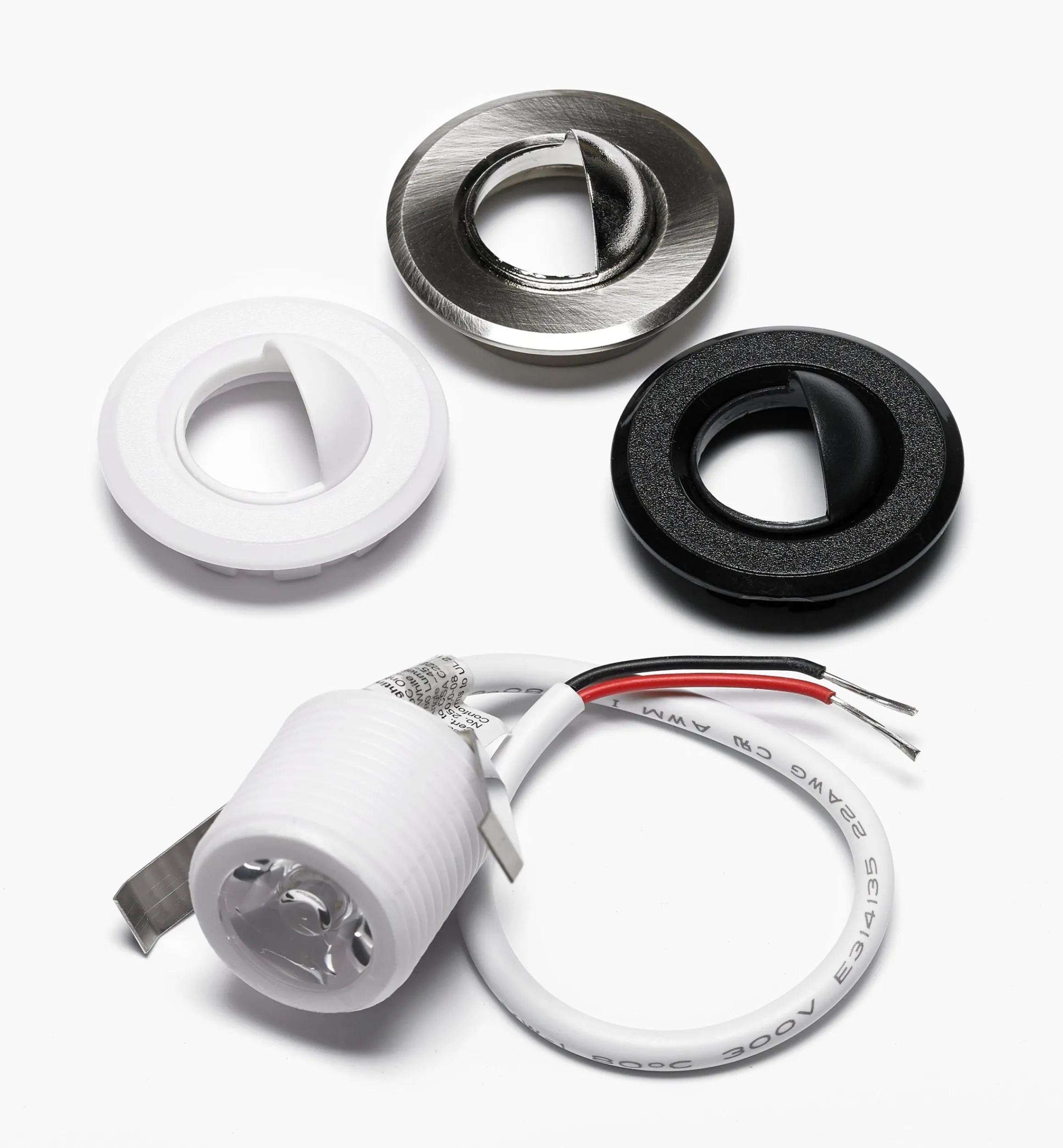Lee Valley Lighting>Indoor/Outdoor Warm Or Natural White Mini Recessed LED Light Kits