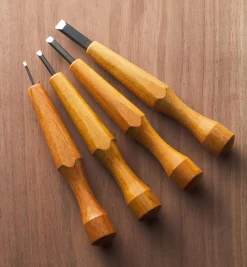 Lee Valley Hand Tools>Japanese Straight Detail Carving Chisels