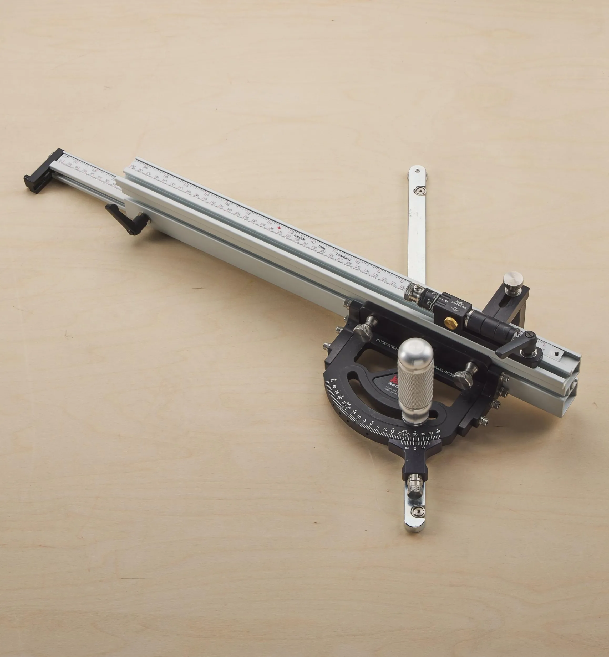Lee Valley Power Tool Accessories>JessEm Mite-R-Excel II Miter Gauge With Micro-Adjuster