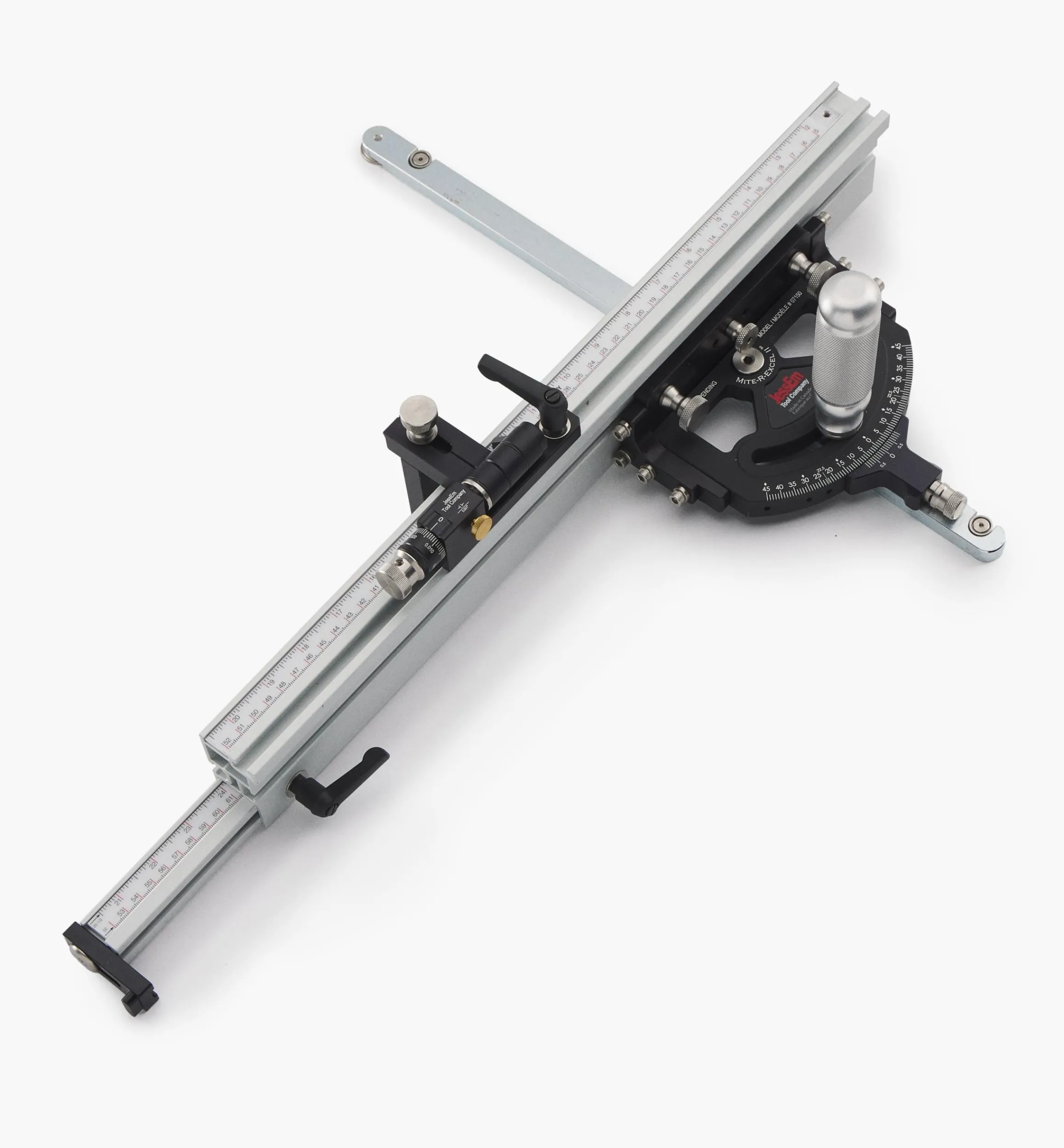 Lee Valley Power Tool Accessories>JessEm Mite-R-Excel II Miter Gauge With Micro-Adjuster