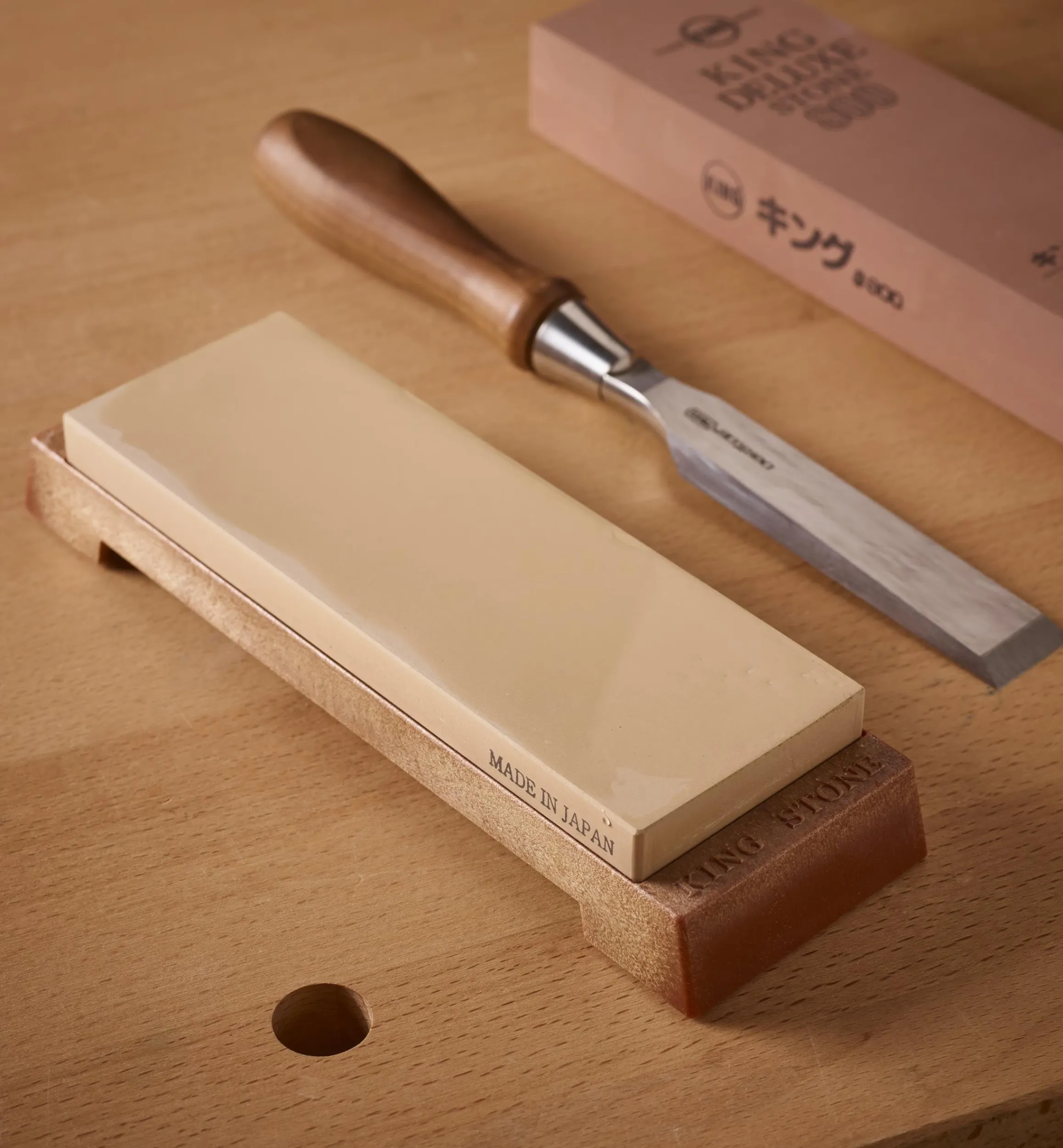 Lee Valley Sharpening>King Basic Stone Set