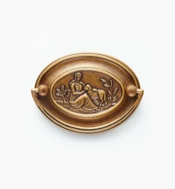 Lee Valley Pulls>Lamb Plate Pulls