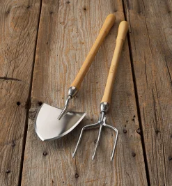 Lee Valley Harvesting>Perennial Spade & Fork Set