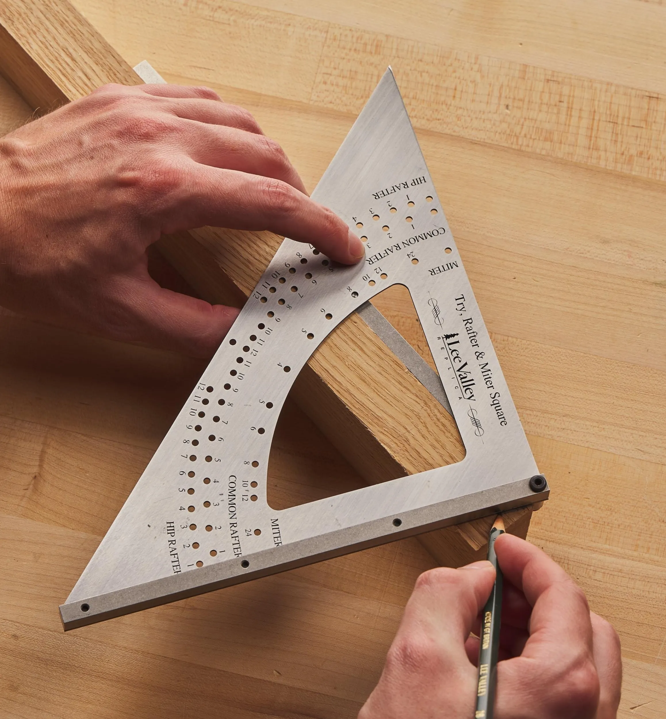 Lee Valley Marking & Measuring>Replica Try, Rafter & Miter Square
