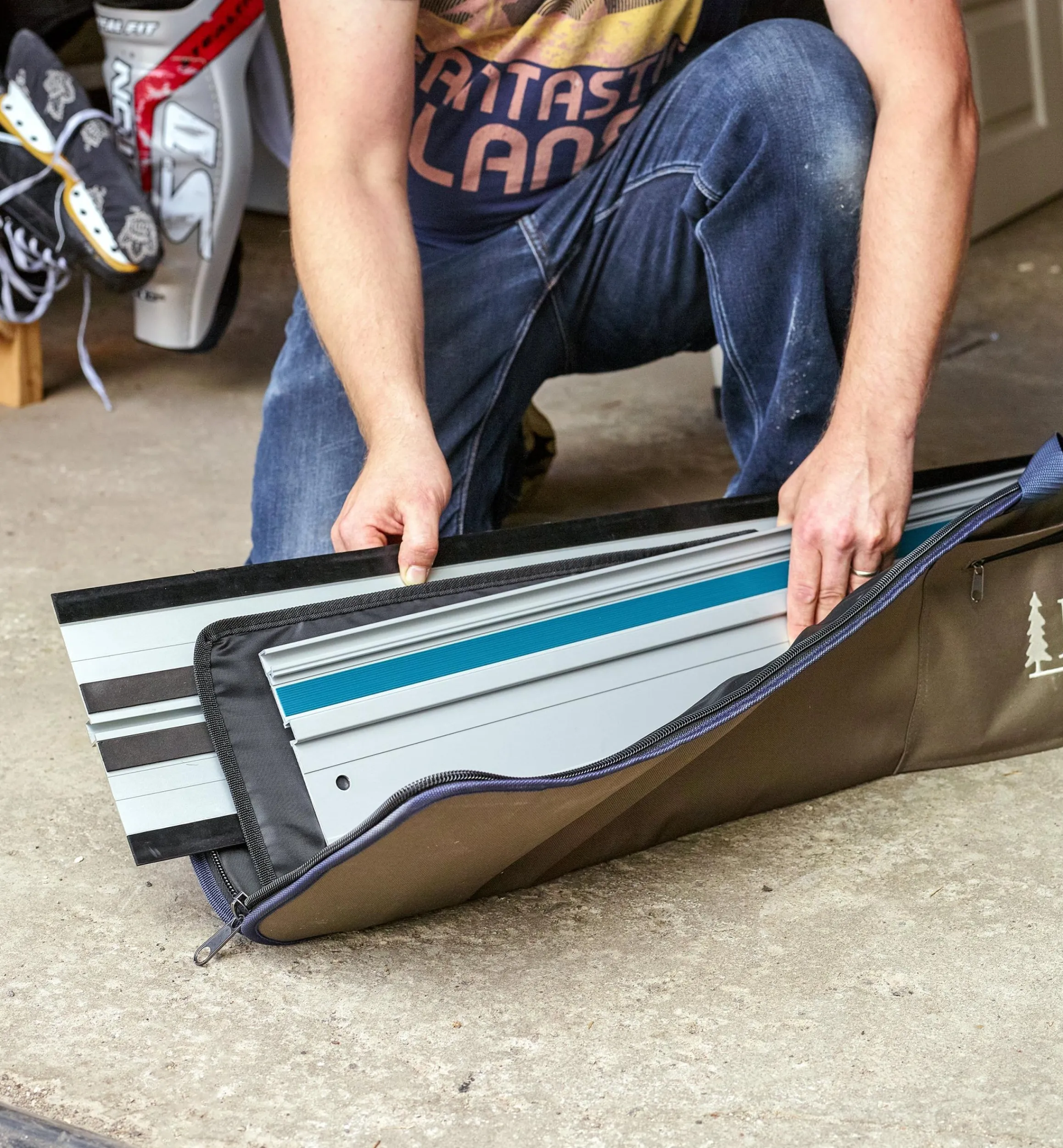 Lee Valley Workshop>Track Saw Guide Rail Bag For 1500mm (60") Rails