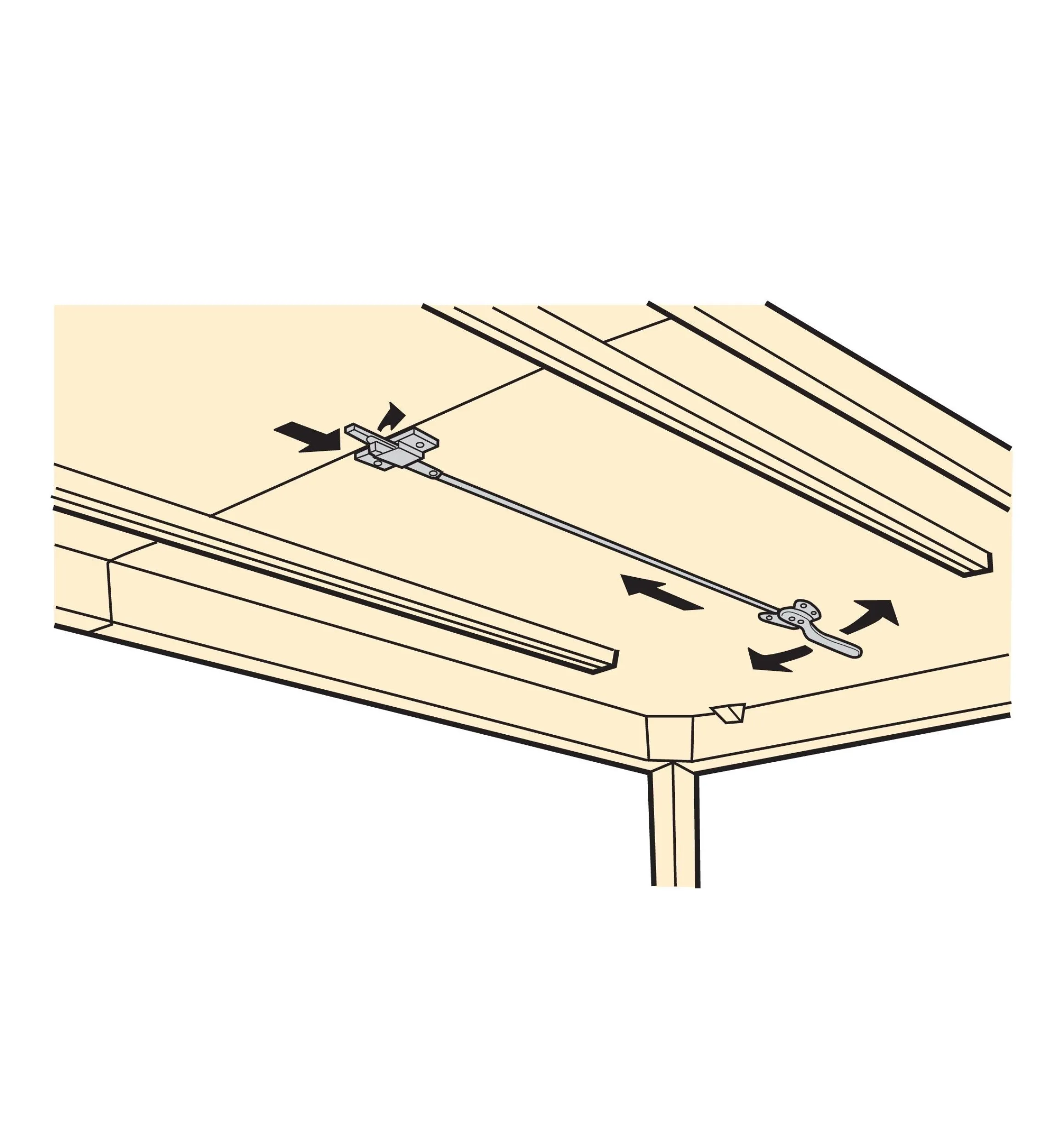 Lee Valley Table Hardware>Lever Table Lock