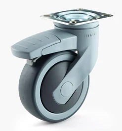 Lee Valley Casters & Wheels>Levina 100mm Steel-Plate Caster