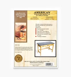 Lee Valley Plans>Library Table Plan