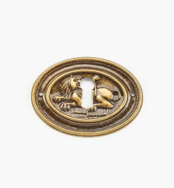 Lee Valley Escutcheons>Lion Plate Escutcheon