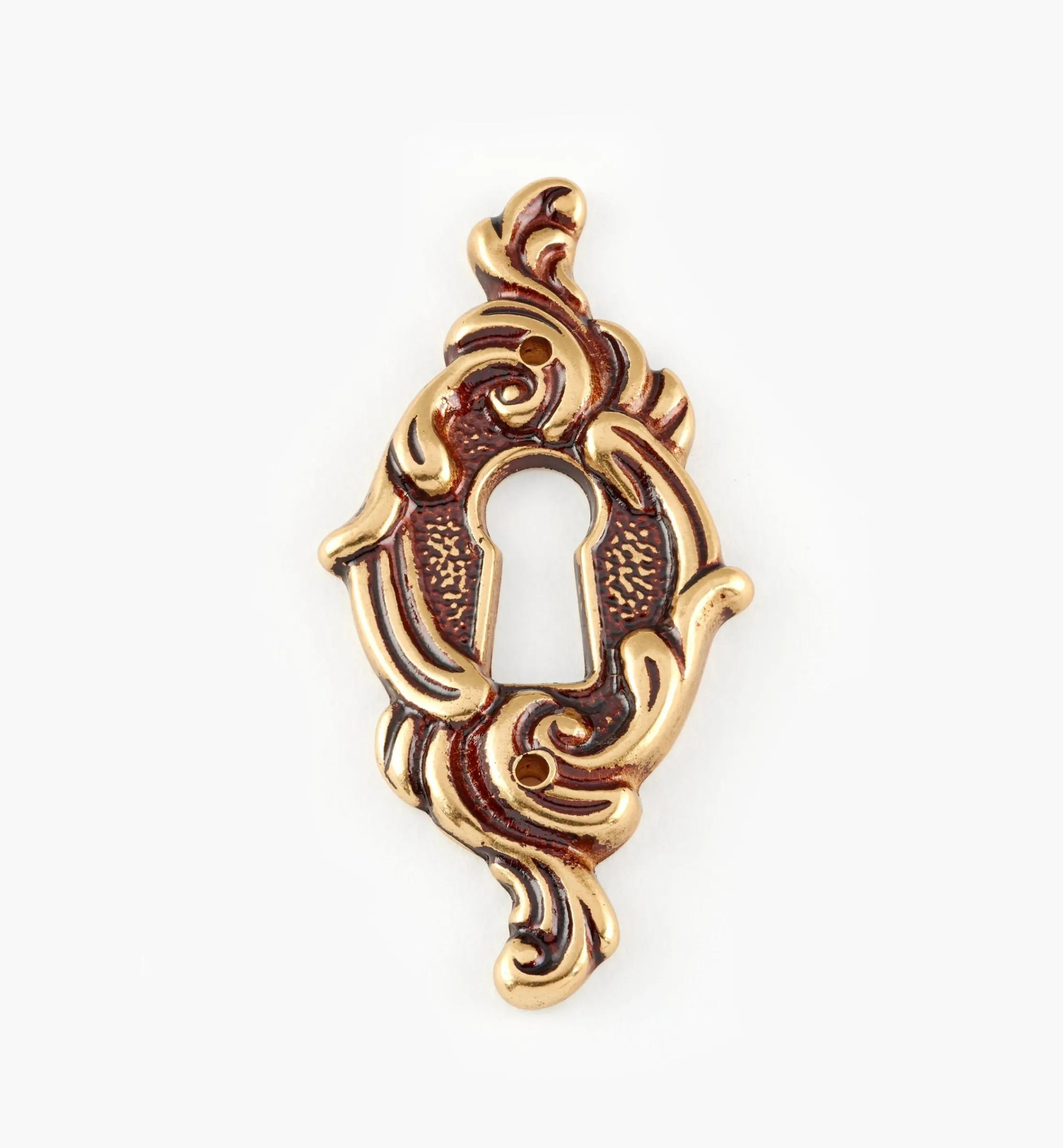 Lee Valley Escutcheons>Louis XV Small Escutcheons