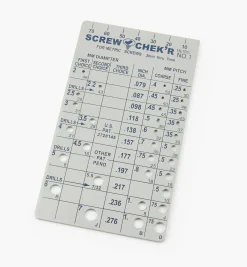 Lee Valley Workshop>Machine Screw Gauge