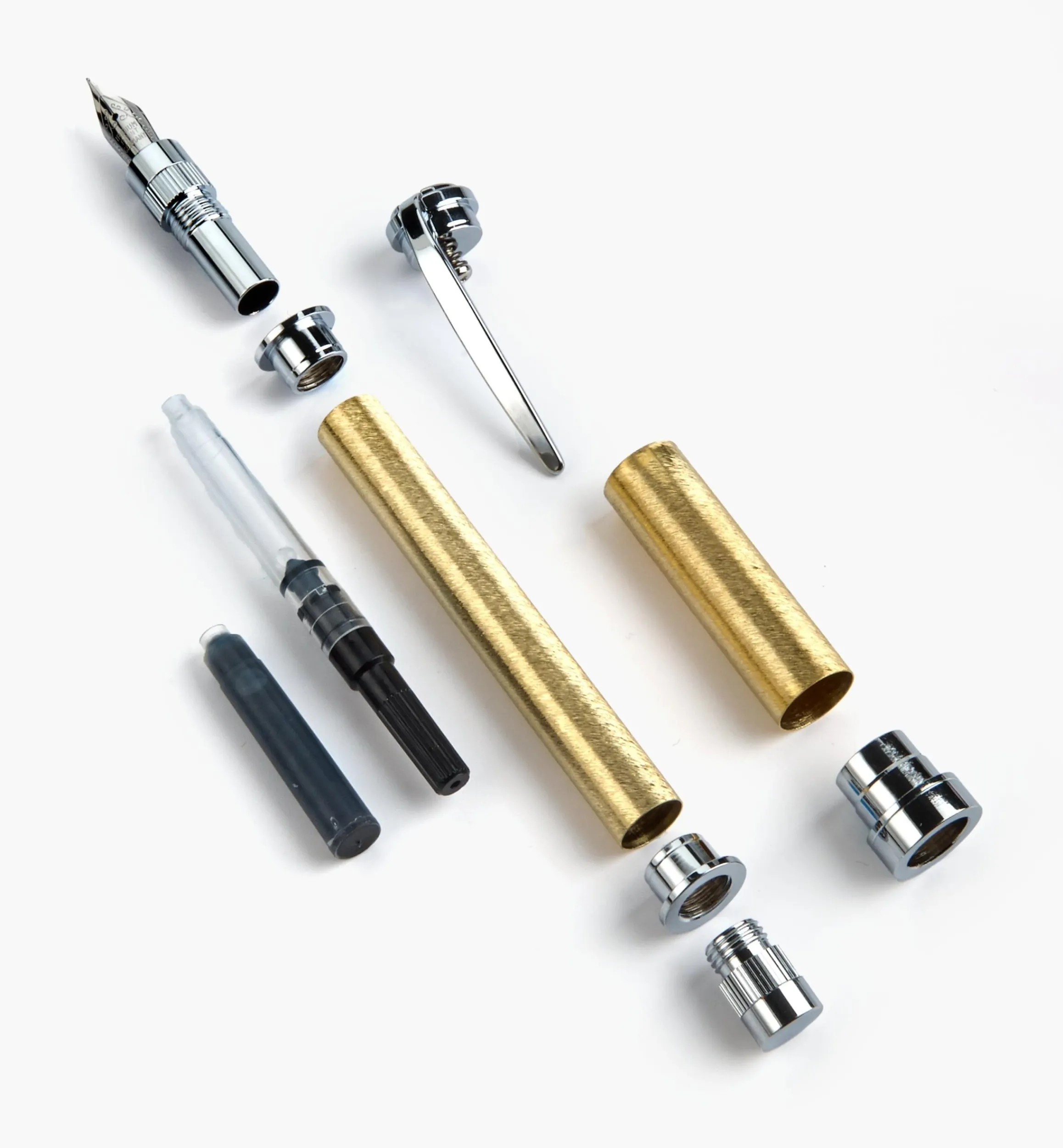 Lee Valley Project Supplies>Magnetic Graduate Fountain Pen Hardware
