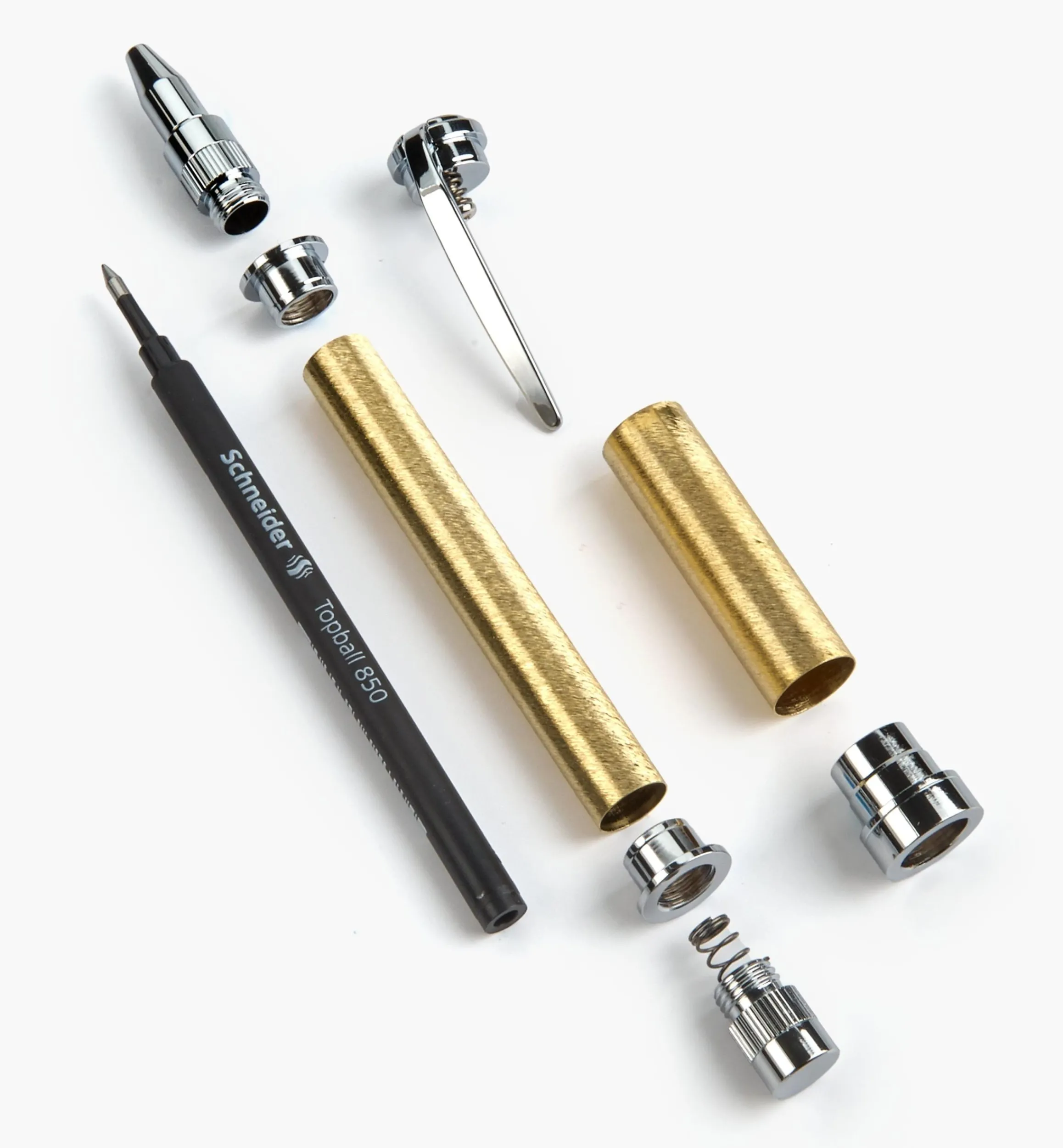 Lee Valley Project Supplies>Magnetic Graduate Rollerball Pen Hardware