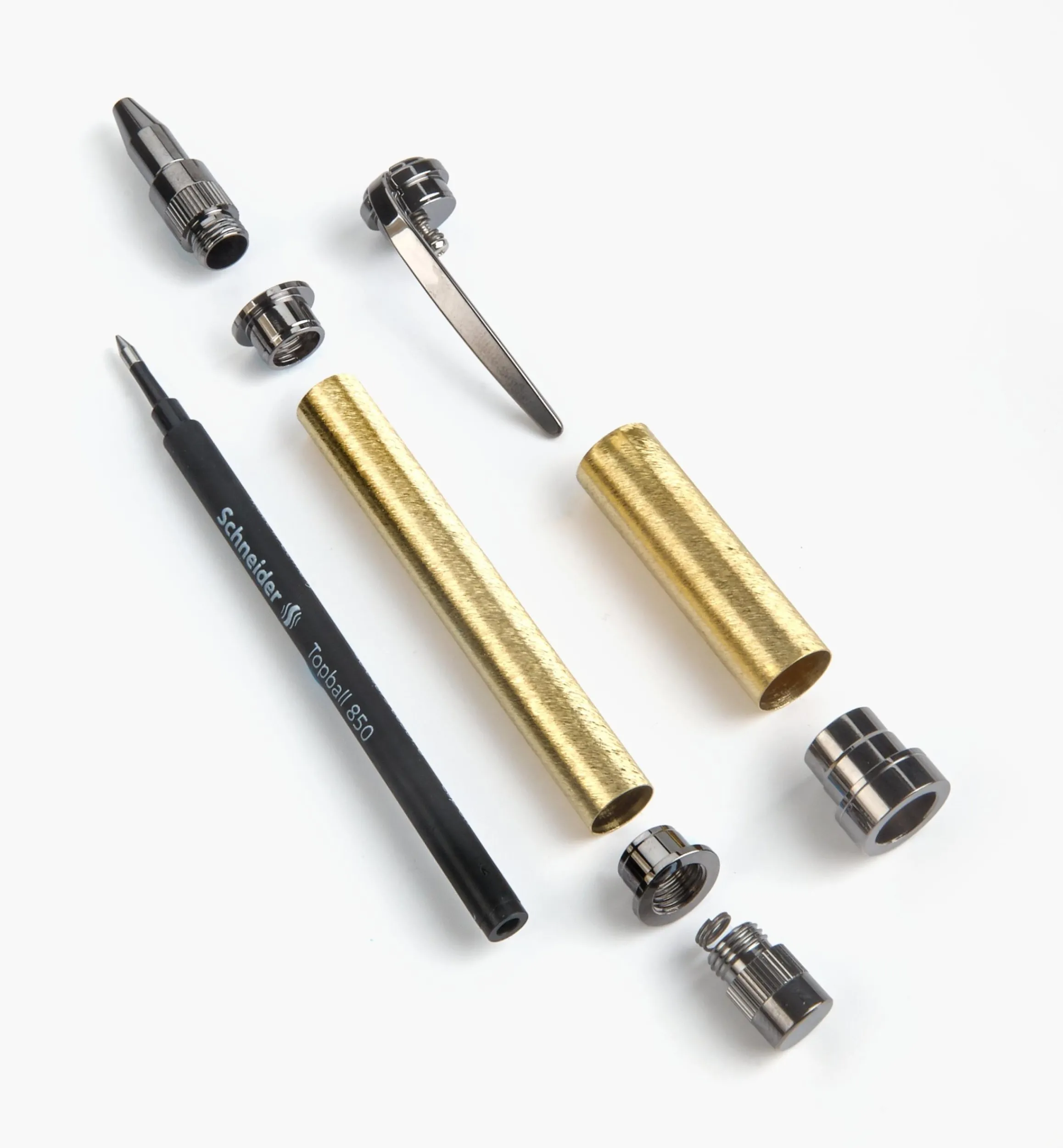 Lee Valley Project Supplies>Magnetic Graduate Rollerball Pen Hardware