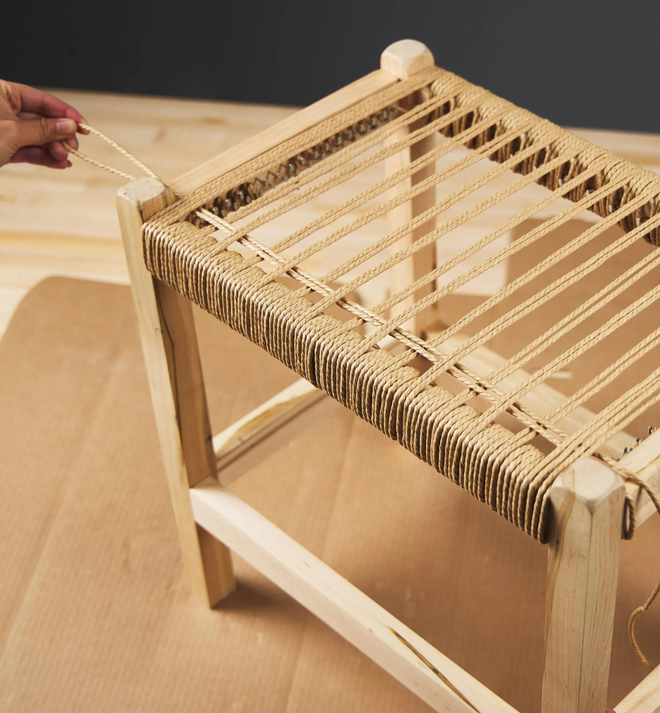 Lee Valley Supplies>Make It Yourself Danish Cord Stool Kit