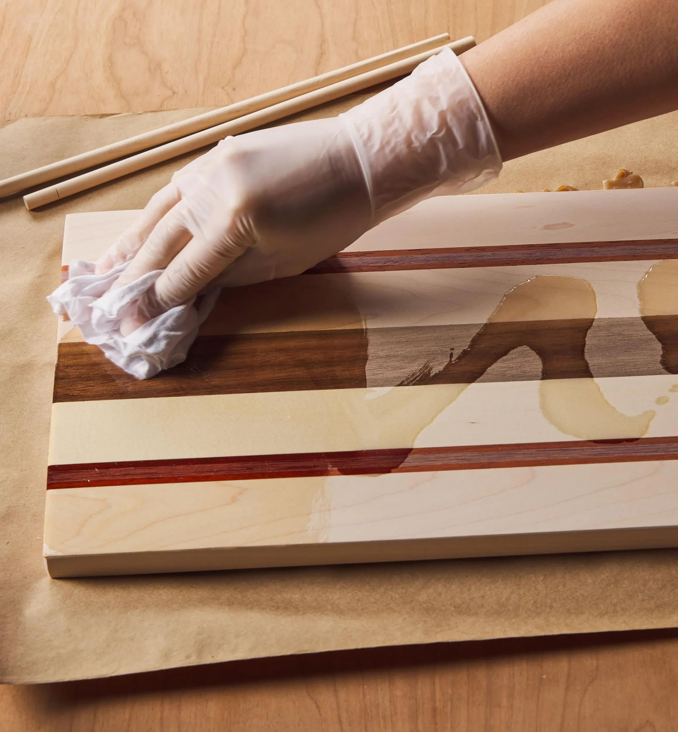 Lee Valley Supplies>Make It Yourself Laminated Cutting Board Kit