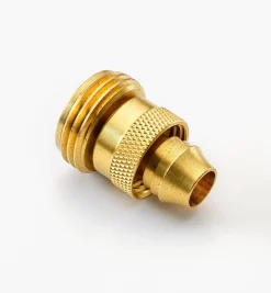 Lee Valley Hoses & Accessories>Male Brass Hose Coupler