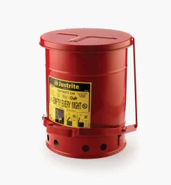 Lee Valley Workshop>Metal Can For Flammable Waste