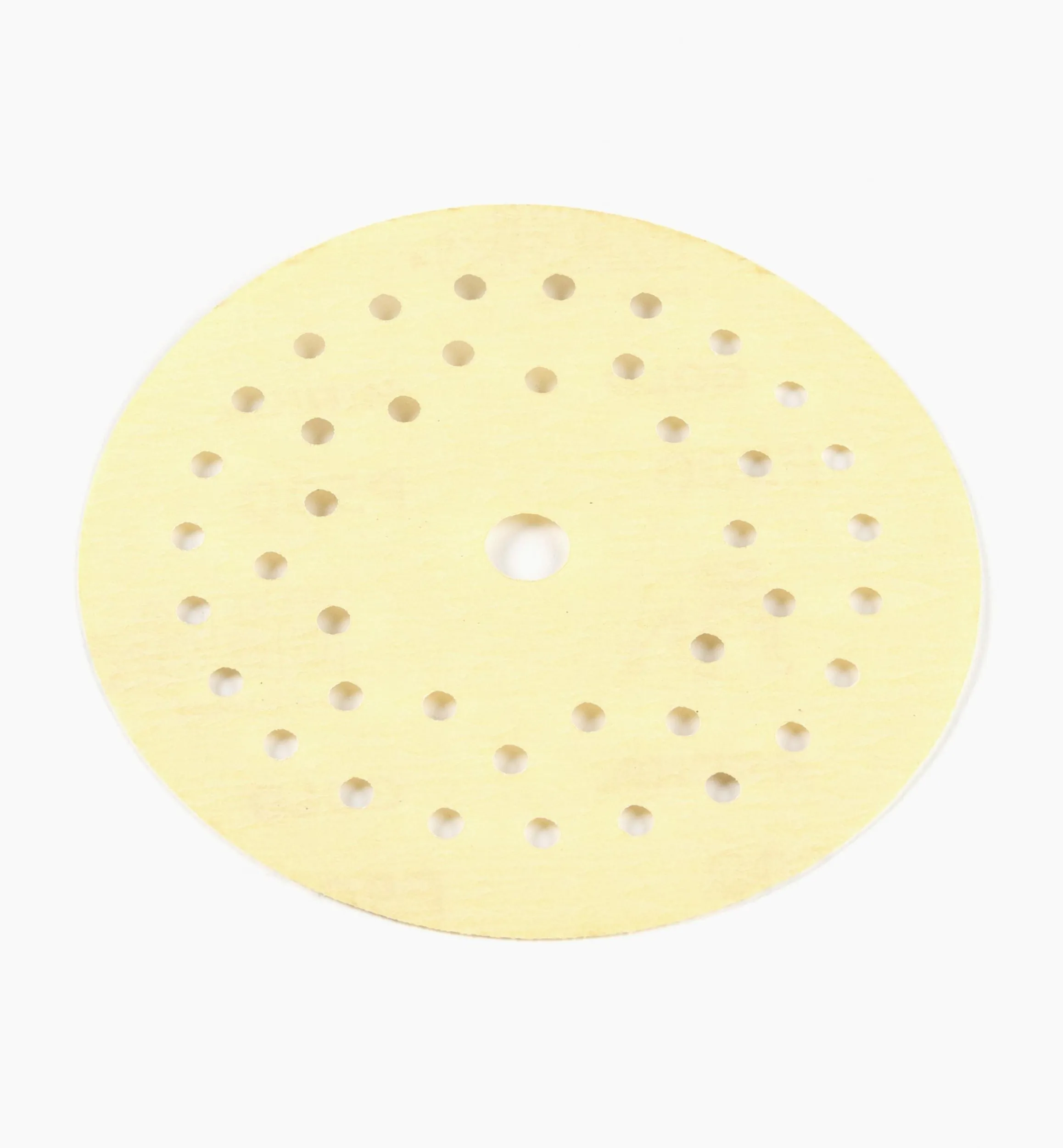 Lee Valley Supplies>Mirka 5" Fine 42-Hole Gold Multifit Grip Discs