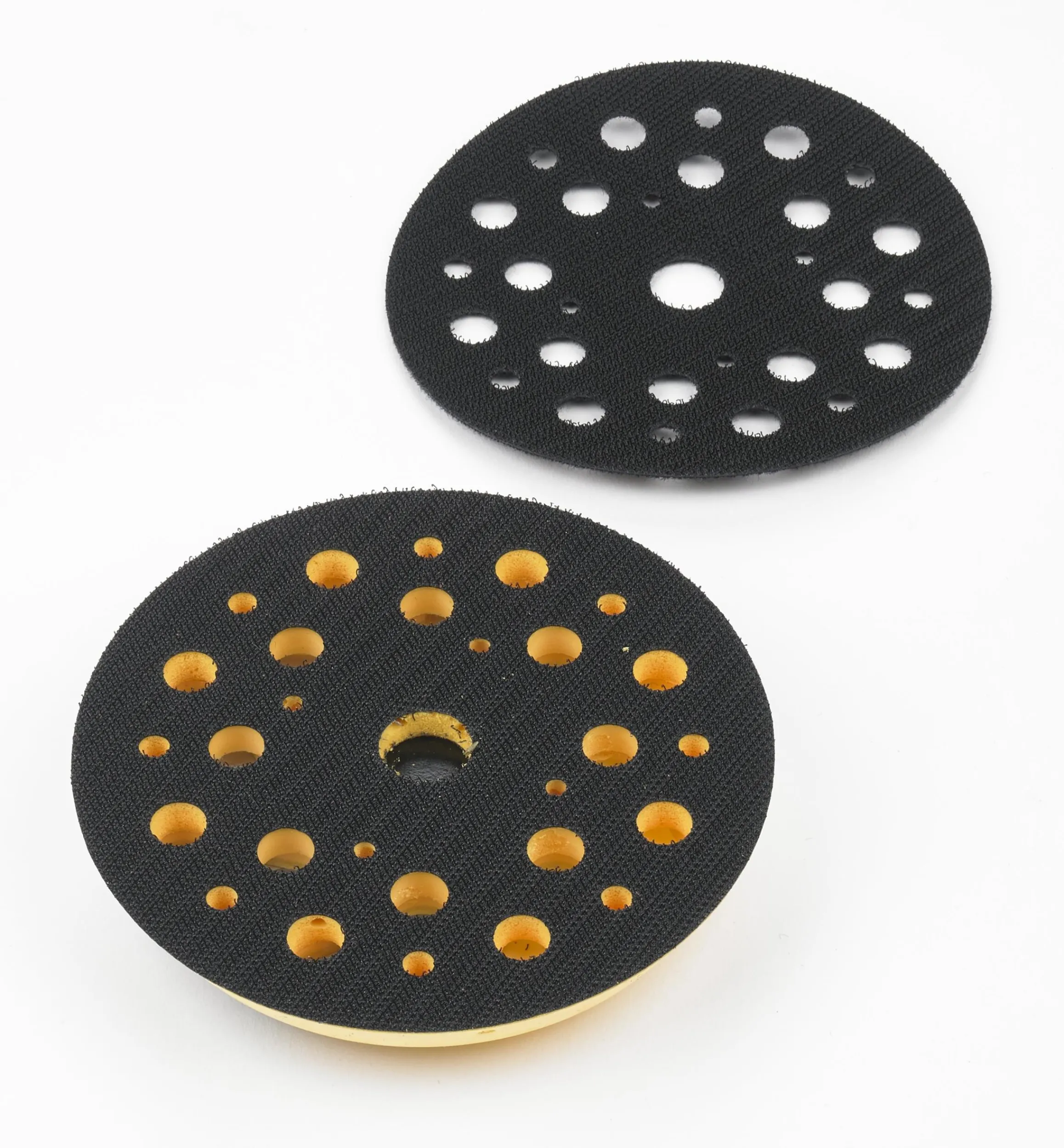 Lee Valley Supplies>Mirka 28-Hole 5" Grip-Faced Soft Net Vacuum Pad