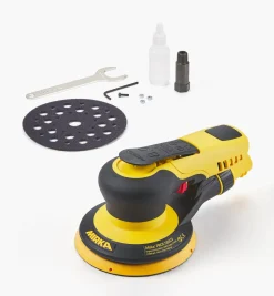 Lee Valley Power Tools>Mirka PROS 5" Pneumatic Sander, 8mm Orbit