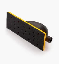 Lee Valley Hand Tools>Mirka Yellow Grip Faced 22-Hole Hand-Sanding Vacuum Block (70mm × 198mm)