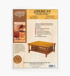 Lee Valley Plans>Mission Coffee Table Plan