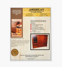 Lee Valley Plans>Mission Stereo/Entertainment Center Plan