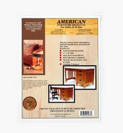 Lee Valley Plans>Mission Student's Desk Plan