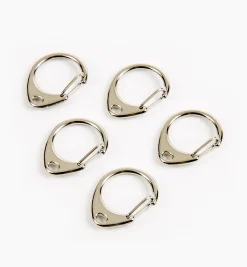 Lee Valley Project Supplies>5mm Ring Clasps For Paracord