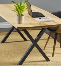 Lee Valley Table Hardware>710mm Steel X-Shape Table Leg