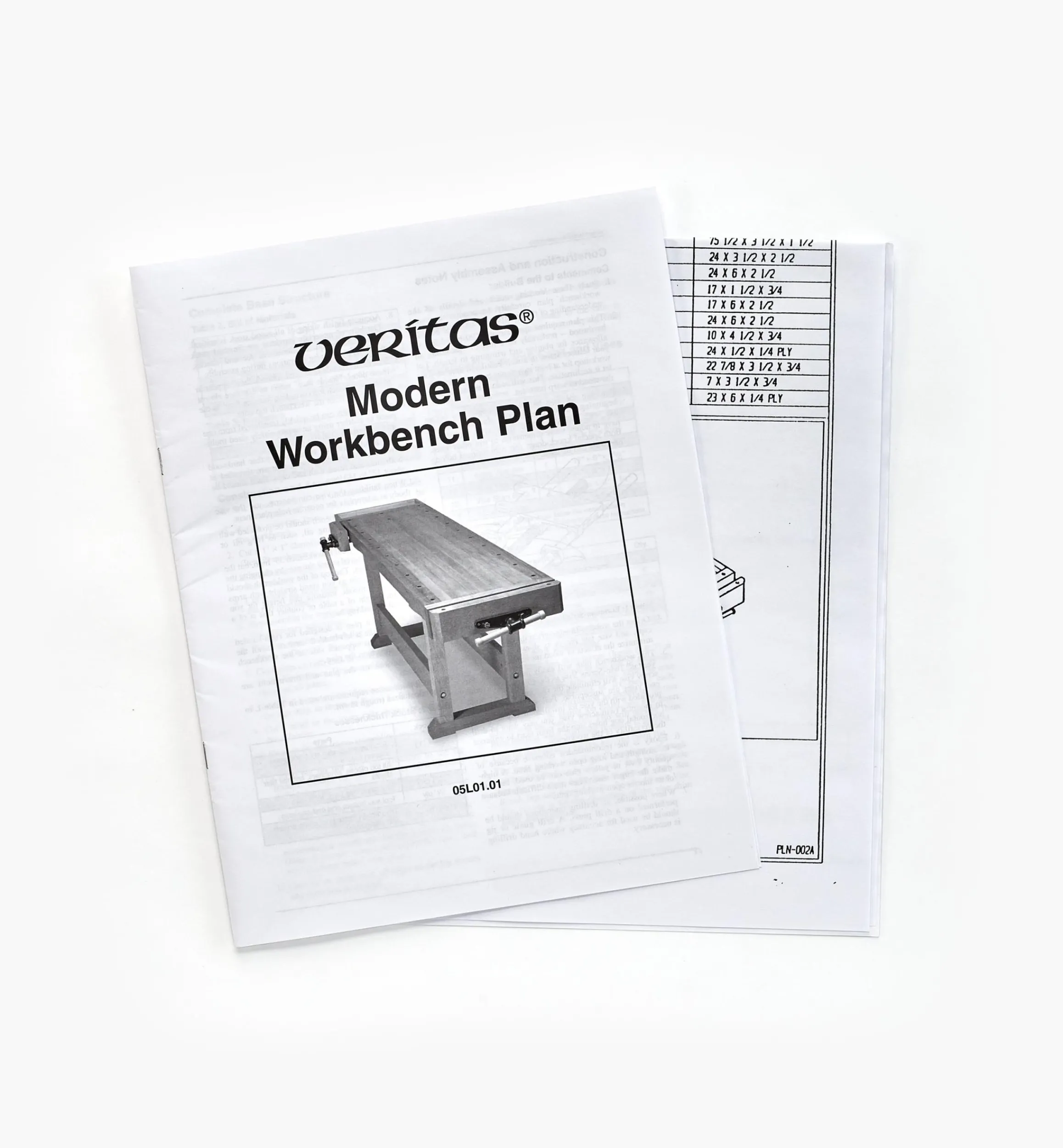 Lee Valley Plans>Modern Bench Plan