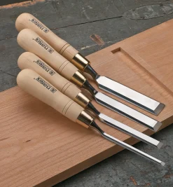 Lee Valley Hand Tools>Narex Cranked-Neck Paring Chisels
