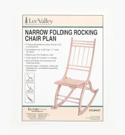 Lee Valley Plans>Narrow Folding Rocking Chair Plan